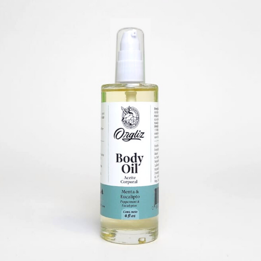 BODY OIL MINT AND EUCALYPTUS
