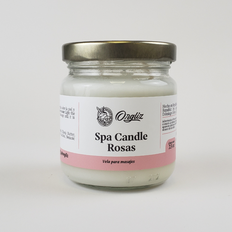 SPA CANDLE ROSES